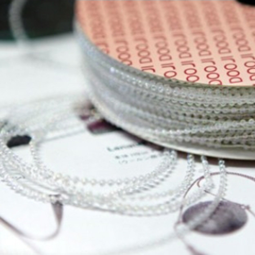 パールビーズ<br><値下げ♥> <br>1.5mm・white<br>90cm/27m
