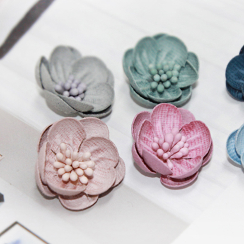 ボリューム種の花<br>20㎜ ・6色<br>1/10EA