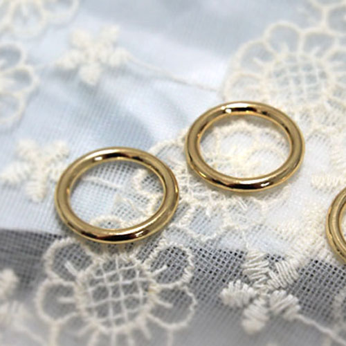 シンプルリング飾り<br>20㎜・gold<br>5/10EA