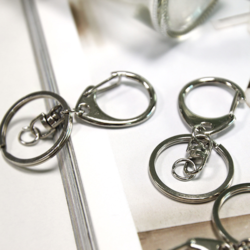 ナスカンシルバー金具<br>20㎜/30㎜・silver<br>5/10EA