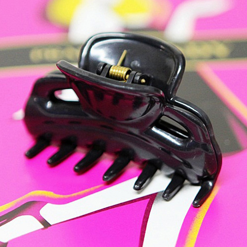 艶消しバンスクリップ<br>75㎜・black<br>1/10/50EA