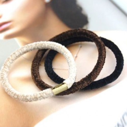 シャネルヘアゴム<br><値下げ♥><br>3/4/6mm・14色<br>2/10/100EA