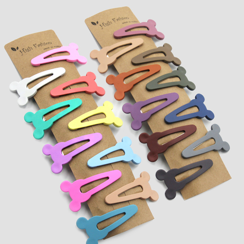 #03 ツヤ無しパッチンピン<br>32㎜*60㎜/耳形<br>10EA(1セット)