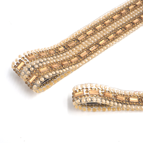 クリスタルパール<br>1/2/3列/1枚<br>1EA・gold