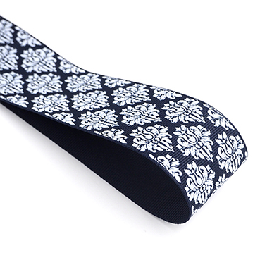 RIBEL ダマスク柄プリントグログラン 【激安リボン問屋リベル】