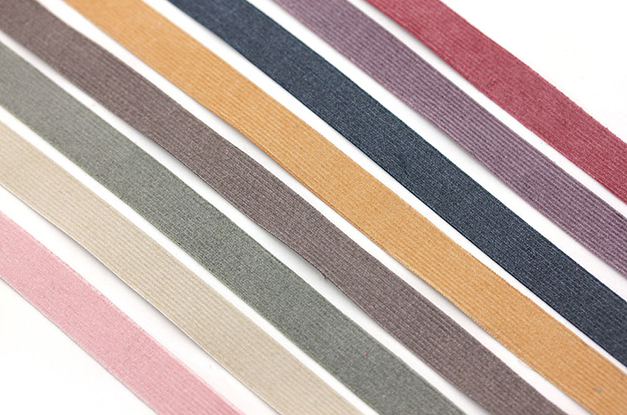 コーデュロイファブリックリボン 9色 幅15/25/40㎜ 長さ9M