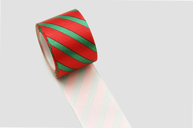 クリスマス カラーリボン 幅15㎜ 長さ22M