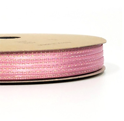 RIBEL ラメ入りサテンリボン24色 幅3mm 【激安リボン問屋リベル】